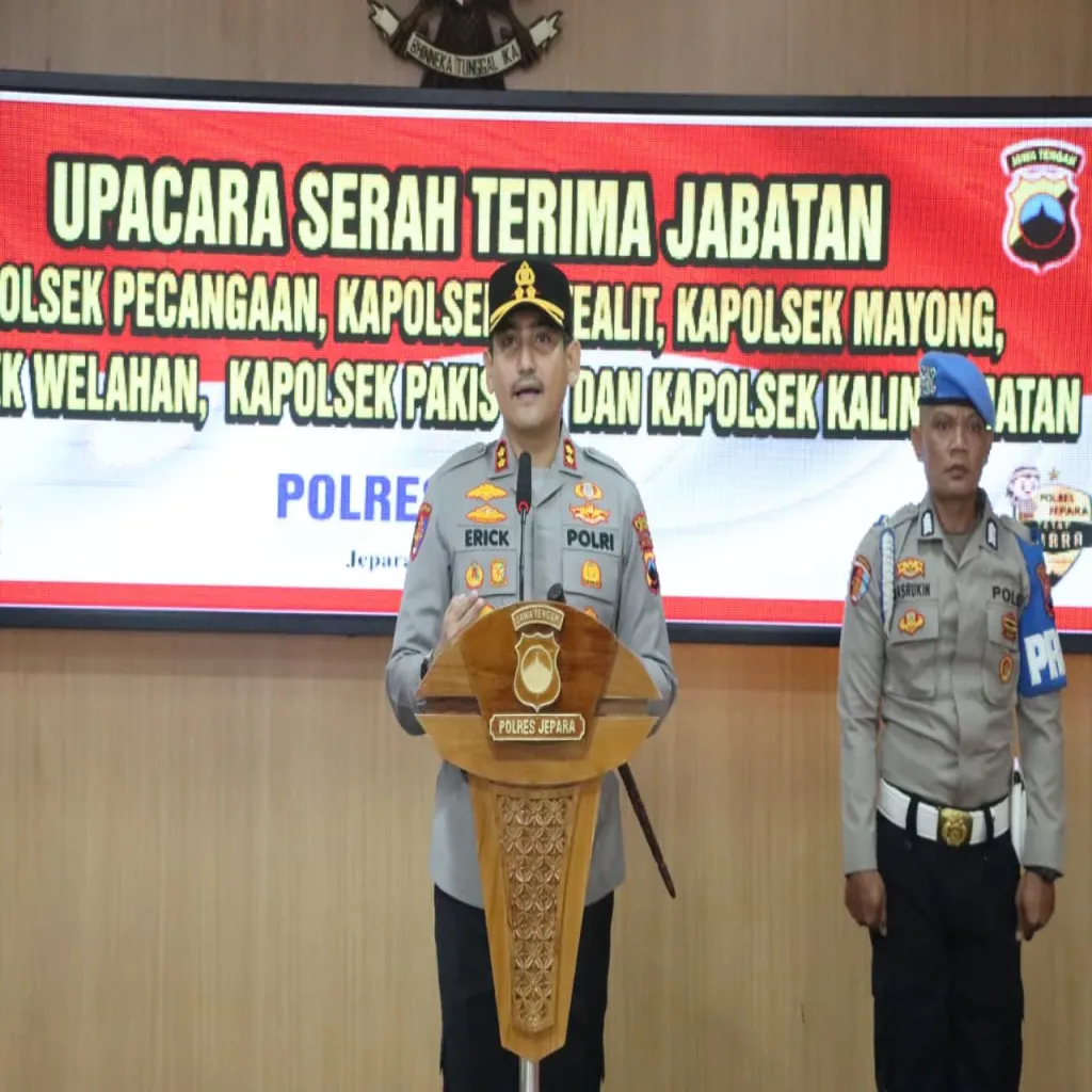 Sejumlah Kapolsek di Jepara Dirotasi, Polres Lakukan Sertijab